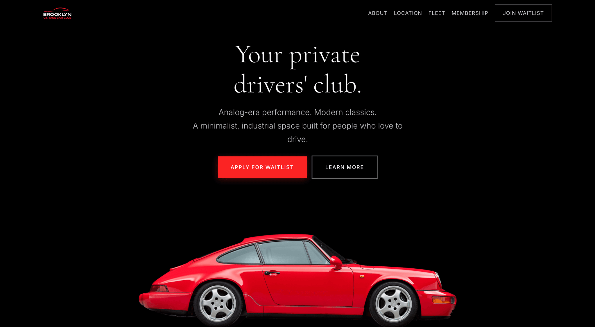 Brooklyn Vintage Car Club screenshot