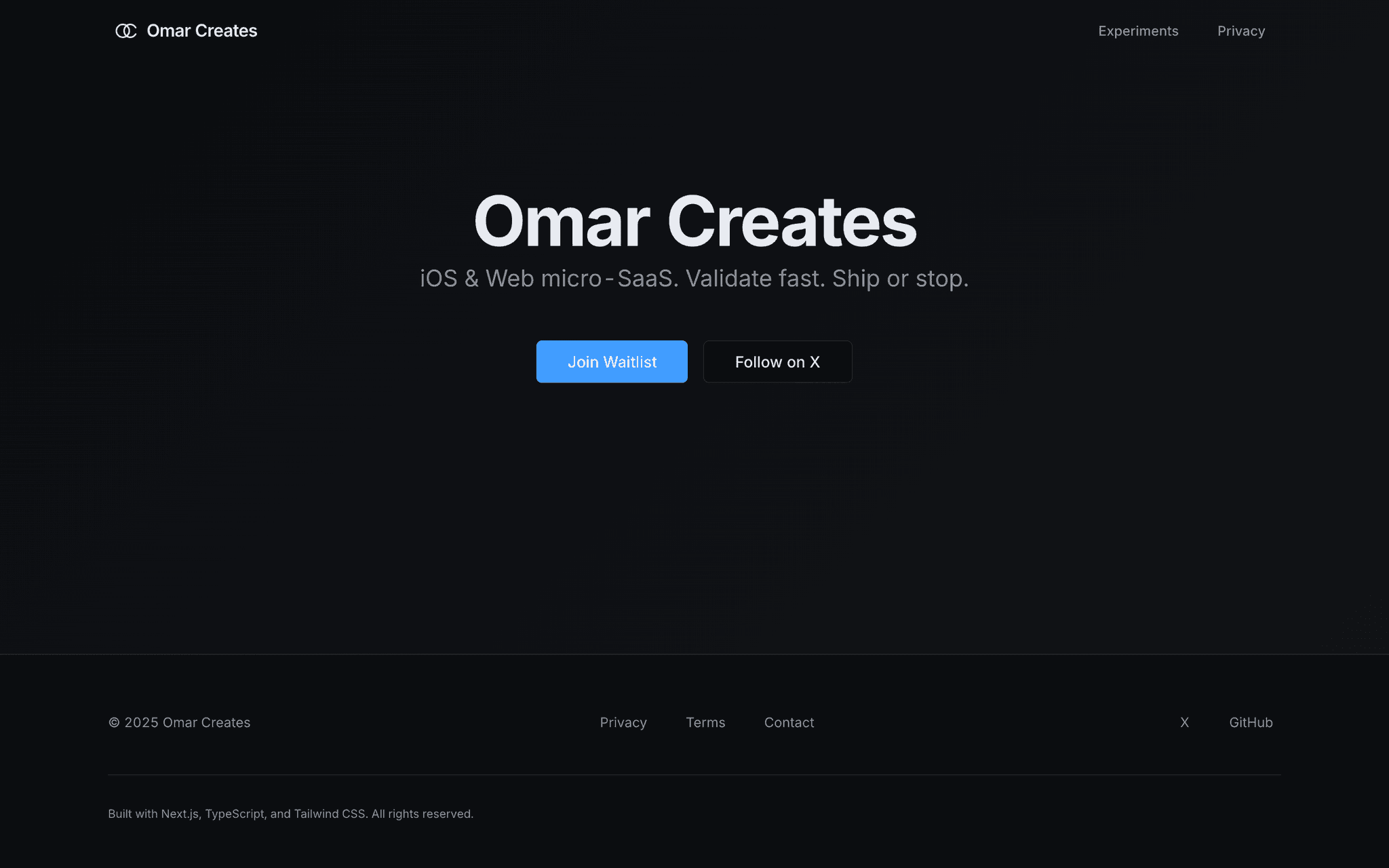 Omar Creates screenshot