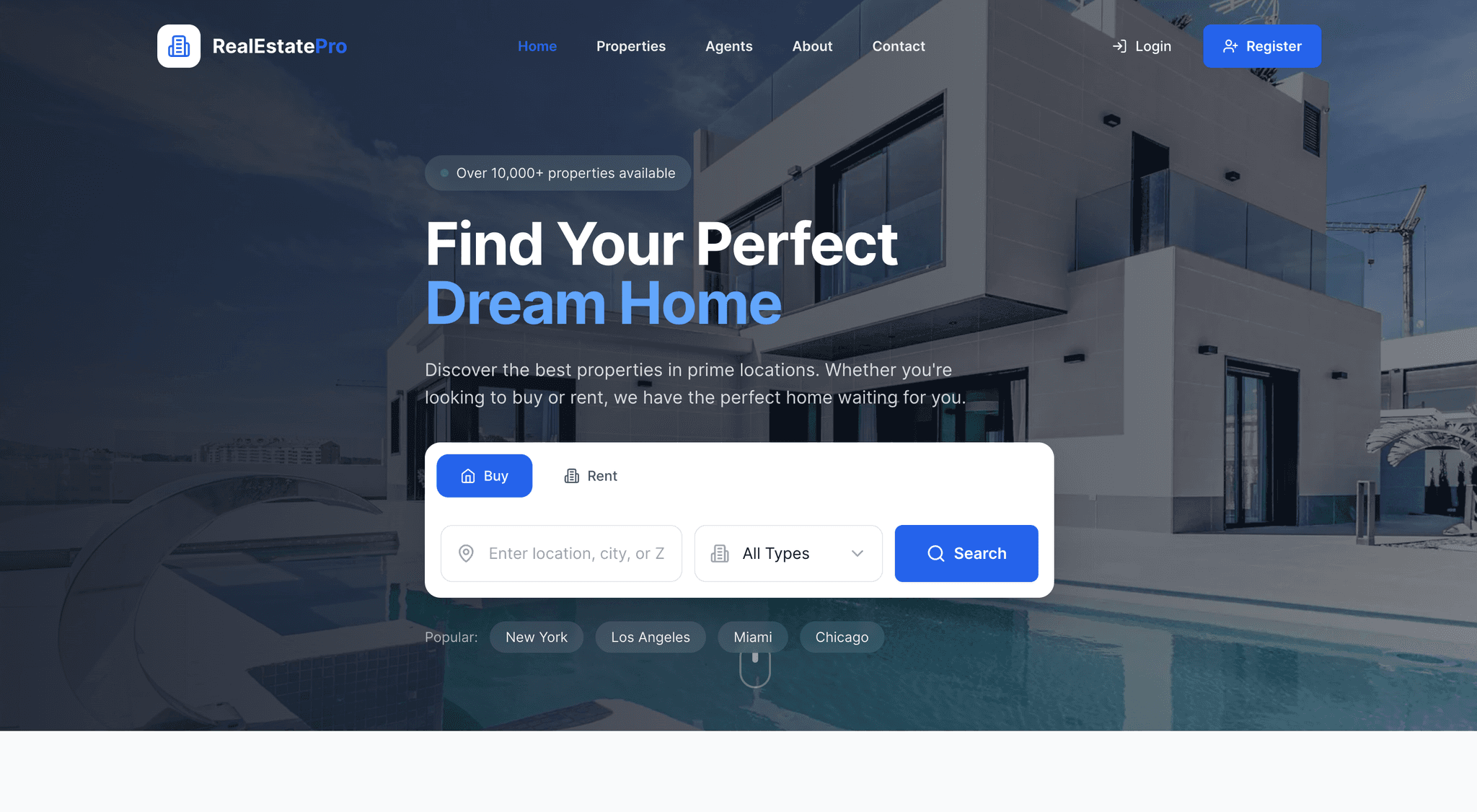 Real Estate Platform screenshot