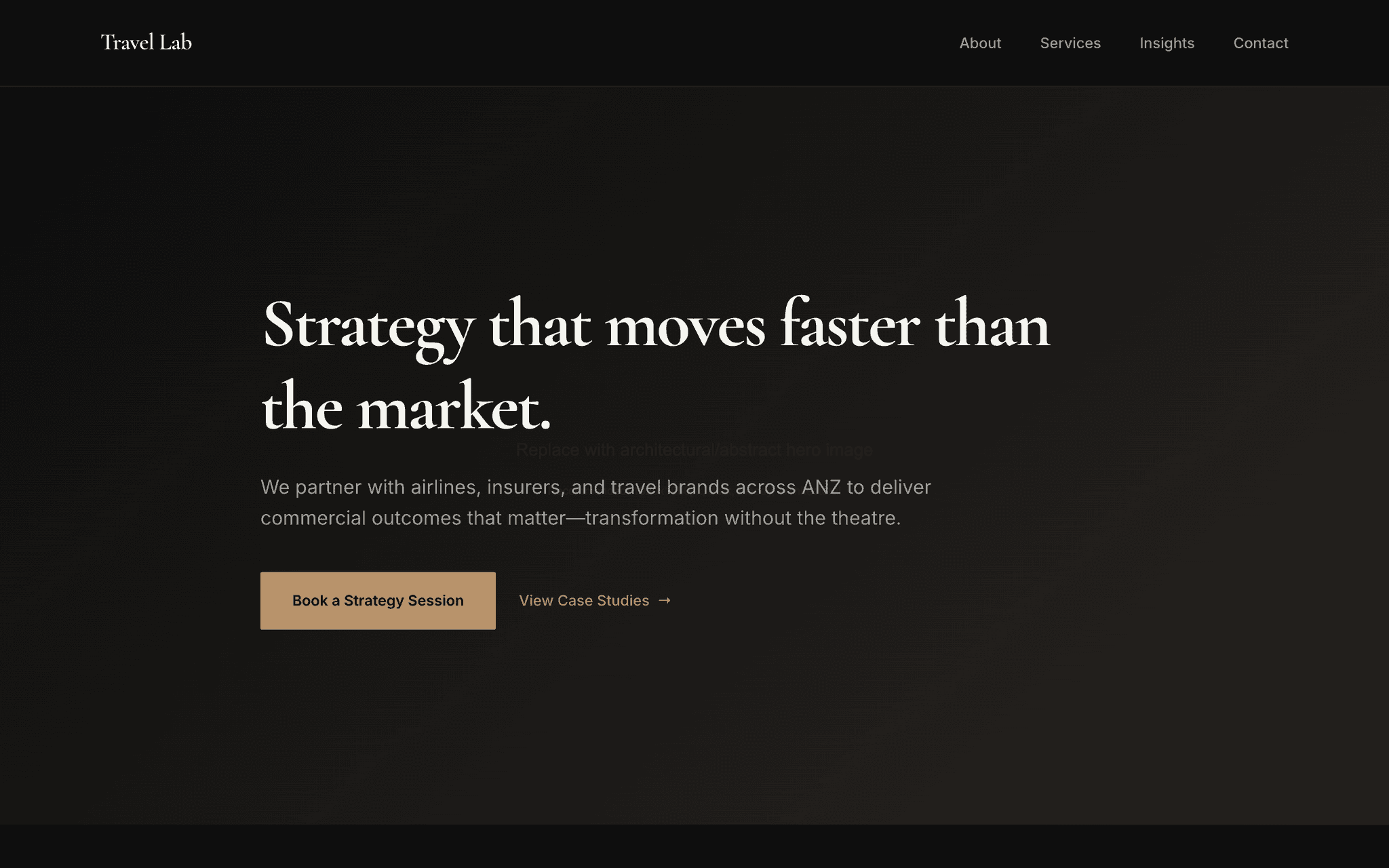 Travel Lab Website & Brand Kit screenshot